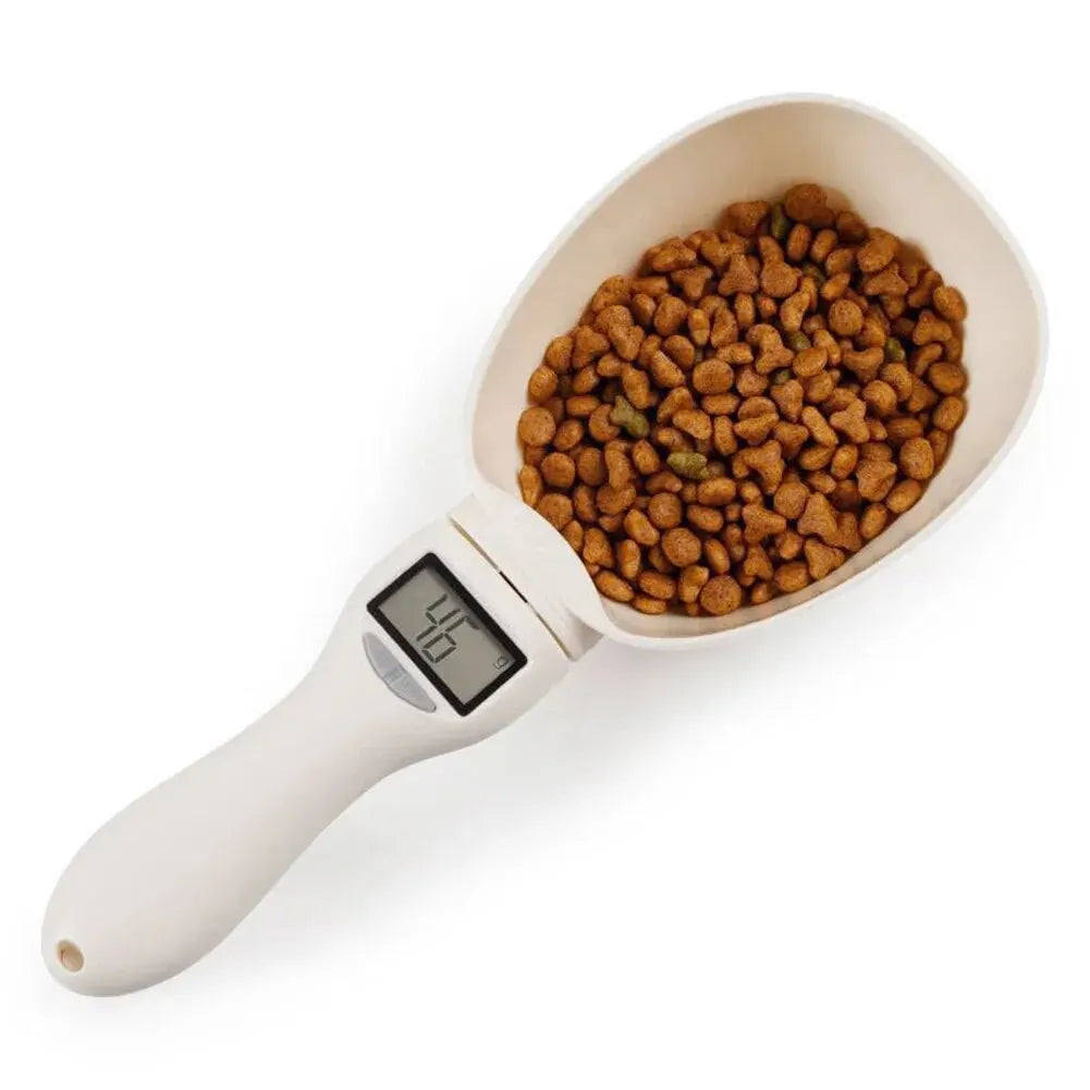 Household pet measuring cup, cat food, dog food, feeding metering spoon scale, shovel feeding, 800g/1g spoon scale