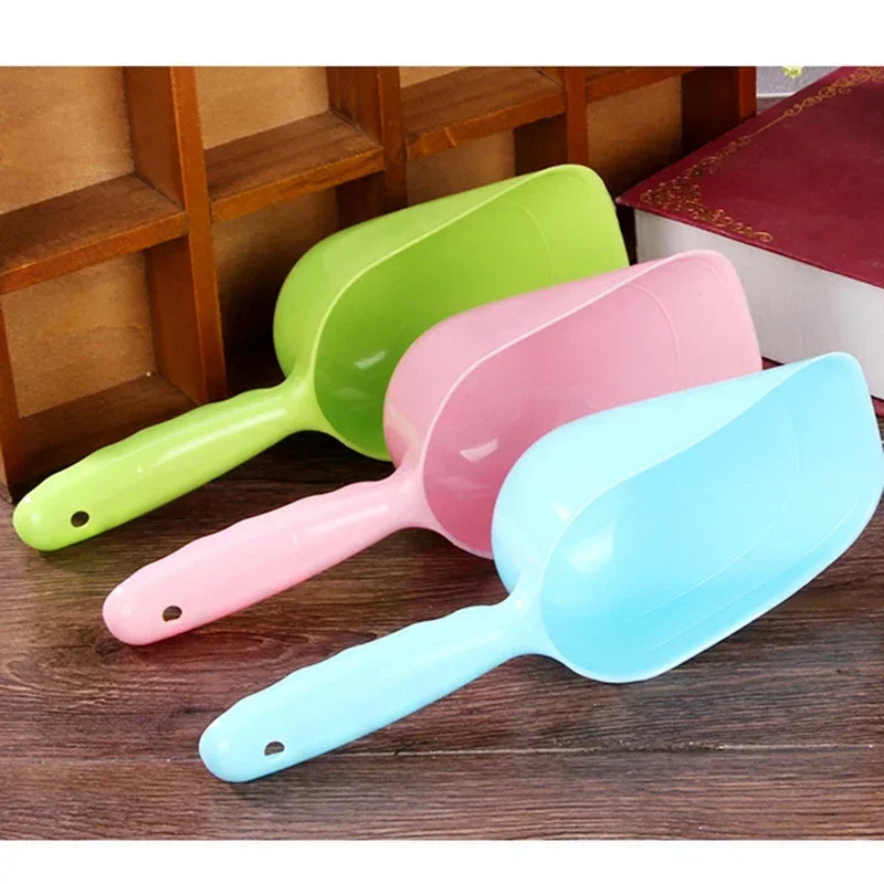 Pet Feeding Shovel Cat Food Scoop Dog Food Spoon Puppy Cat Bird Ferret Rabbit Food Feeder Scoop Shovel Spade Dishes Tool